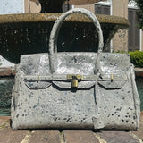 Charlie’s Leather Hair-On Cowhide Satchel