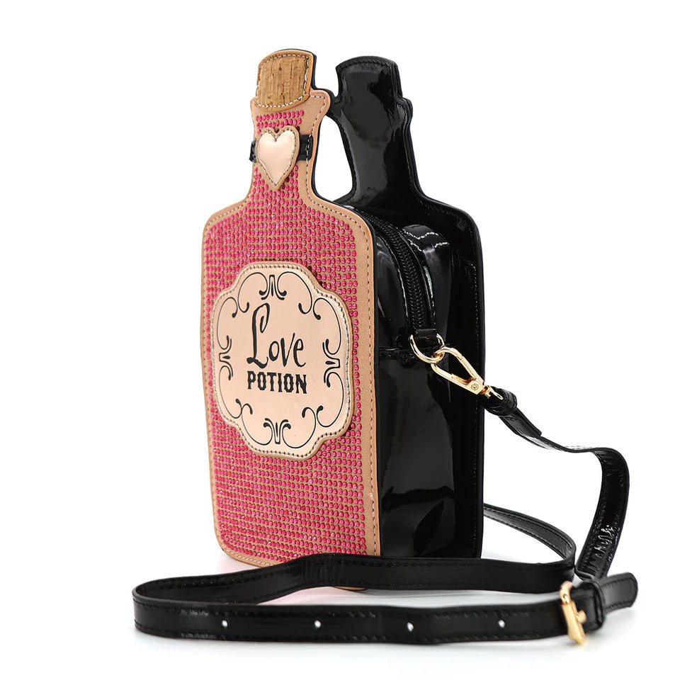 love potion novelty handbag side profile