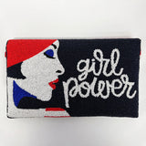 Beaded Girl Power Clutch
