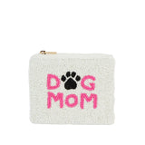 Beaded Dog Mom Coin Purse