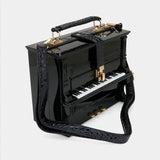 Acrylic Piano Shape Handbag
