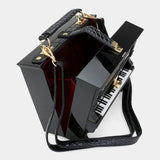 Acrylic Piano Shape Handbag