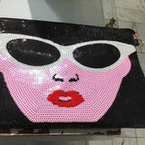 Sequin Face Clutch