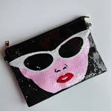 Sequin Face Clutch
