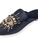 Fuchsia Good Eye Mule Q057