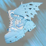 Anthony Wang Blue Apple Sneakers Q072