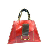 Gina Riley Large Shoulder Bag with Braided Handles 36B