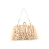 BC Bags Feather Evening Clutch Bag