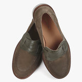 All Black Belted Kid Loafer I102