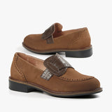 All Black Belted Kid Loafer I100
