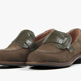 All Black Belted Kid Loafer I102