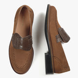 All Black Belted Kid Loafer I100