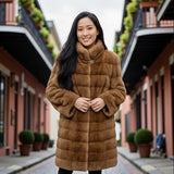 Chosen Furs Knee Length Mink Coat