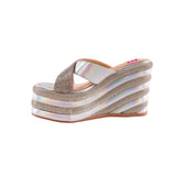 Ashley Kahen Carnival Platform Sandal N018