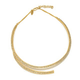 Gina Riley Gold Finish Necklace Cuff RR180