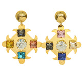 Paola Baella Met Gala Gold Earrings 8005