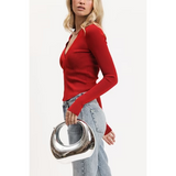 Urban Expressions Silver Bess Evening Bag