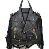 Motorcycle Jacket Black Backpack