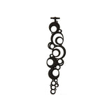 Night Bubbles bracelet by Batucada features a bubble inspired design that will elevate your look. This fun and contemporary design is a must have wearable piece of art.