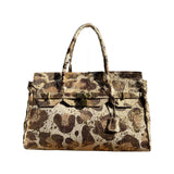 Charlie’s Leather Hair-On Cowhide Satchel