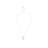 Zenzii Metal Chunky Crescent Charm Collar Necklace