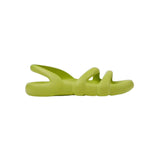 Light green molded modern flat sandal
