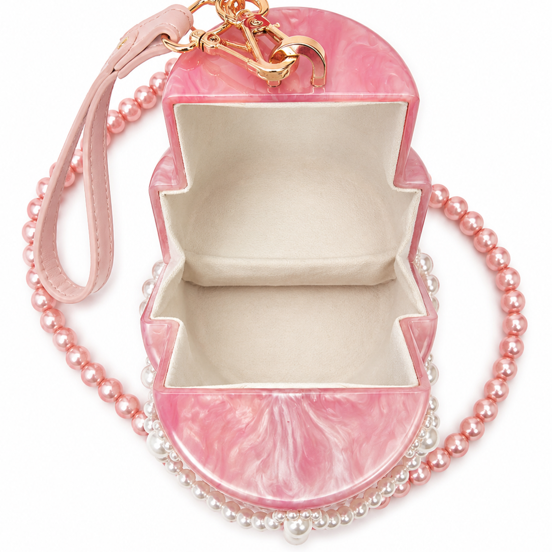 Pink Pearl Cake Handbag