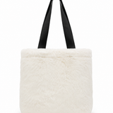 Faux Fur Panda Plush Tote