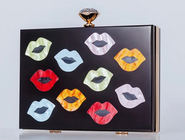 Ins Crystal Acrylic Box Evening Clutch
