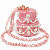 Pink Pearl Cake Handbag