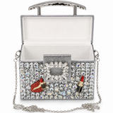 Crystal Lipstick Box Bag