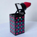 INS Lipstick Shape Prints Purse