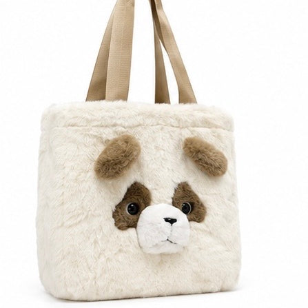 Faux Fur Bear Tote