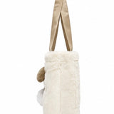 Faux Fur Bear Tote