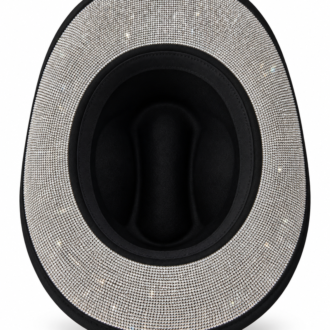 Black Rhinestone Western Cowboy Hat