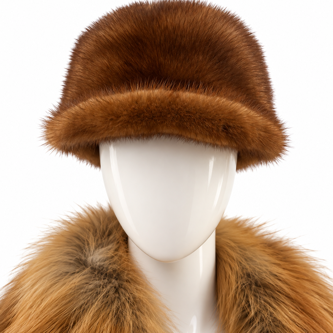 Mitchie’s Mink Fur Army Style Hat