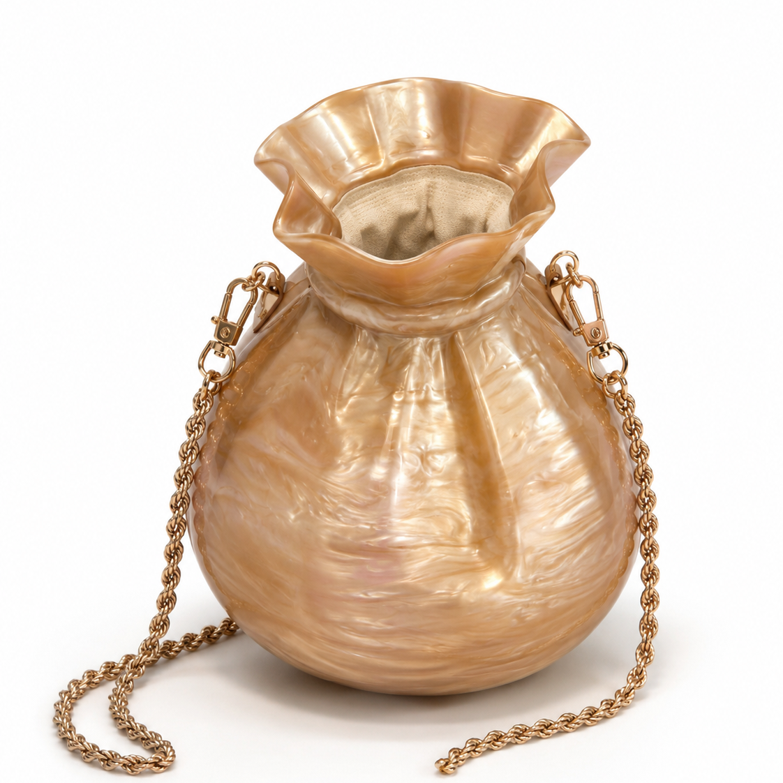 Sculpted Honey Pot Handbag