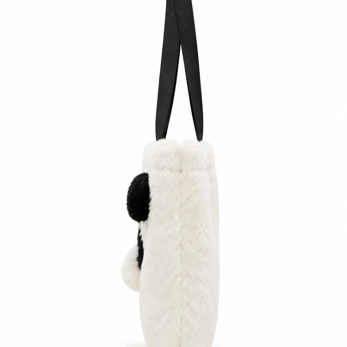 Faux Fur Panda Plush Tote