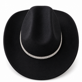 Black Rhinestone Western Cowboy Hat