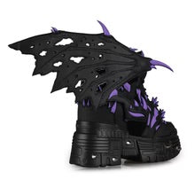 dragon inspired wedge platform sneakers by Anthony Wang back