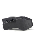 black limited edition architectural wedge heel from United Nude from bottom