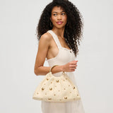 Urban Expressions Harper Straw Studded Evening Bag
