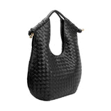 Melie Bianco Tracey Woven Recycled Vegan Leather Tote Bag
