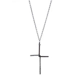 Gina Riley Interlocked Half Crystal Cross Necklace 1888