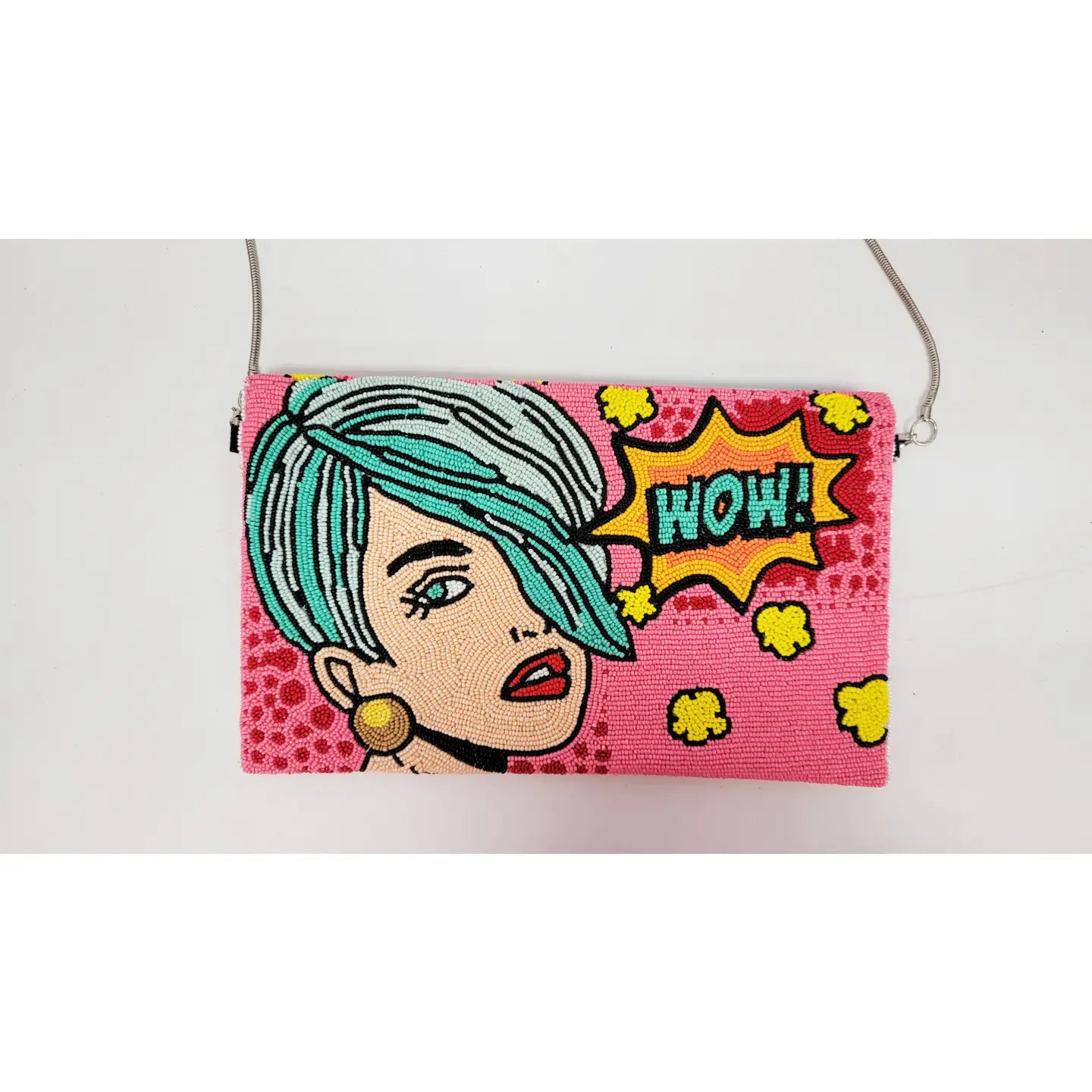 Beaded Wow Clutch