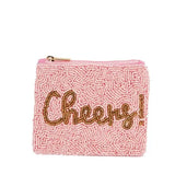 Beaded Cheers Coin Purse