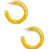 Zenzii Small Textured Hoop Earring