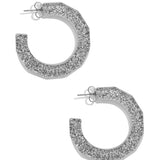 Zenzii Small Textured Hoop Earring