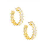 Zenzii Stacked Crystal Hoops