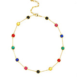 Zenzii Crystal Collar Necklace